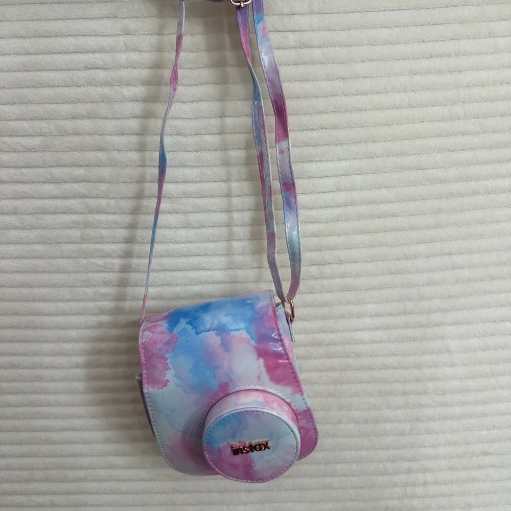 Tie-Dye Pastel Camera Crossbody case